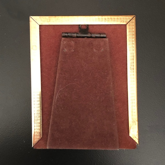 Vintage Small Frame Cross Stitch Black Cat / Kitten - Picture 3 of 6